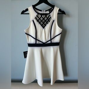 BNWT Black & Ivory sleeveless dress